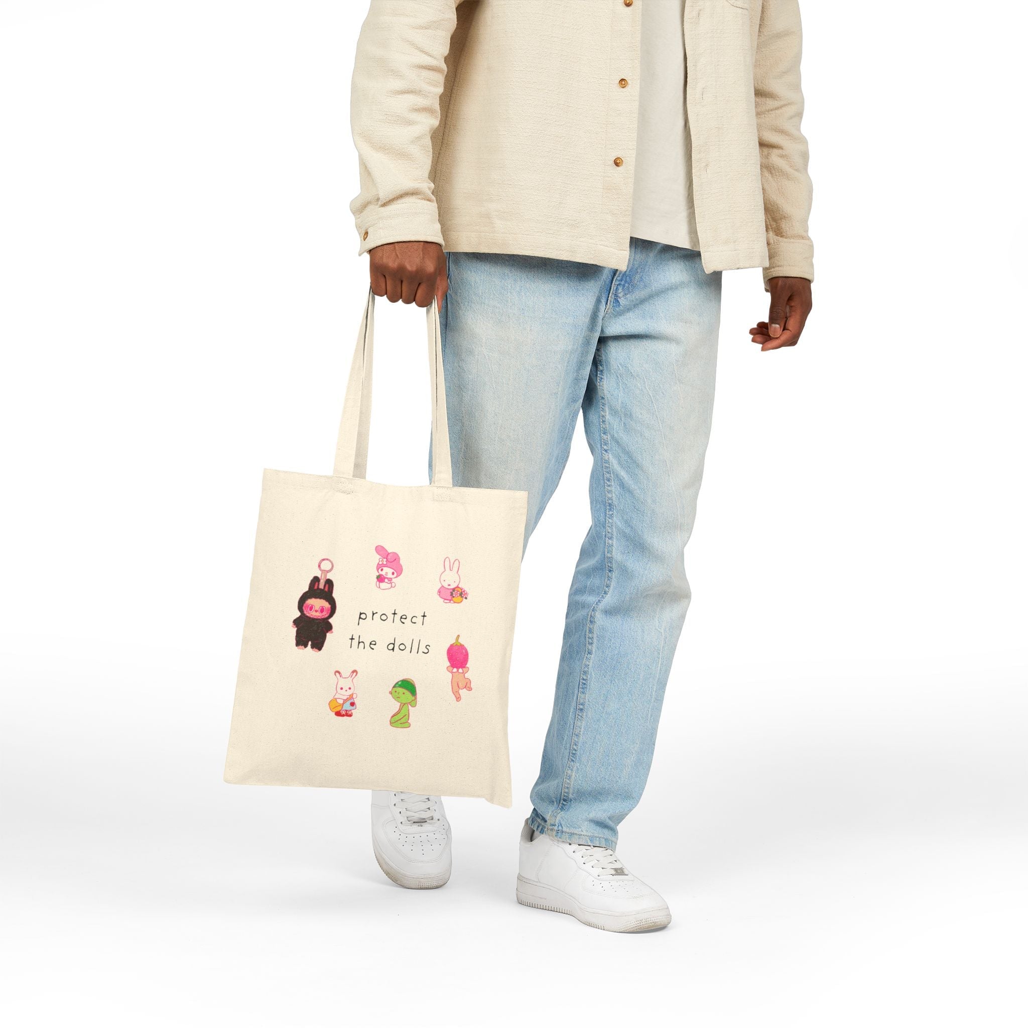 "Protect the Dolls" Trinket Tote Bag