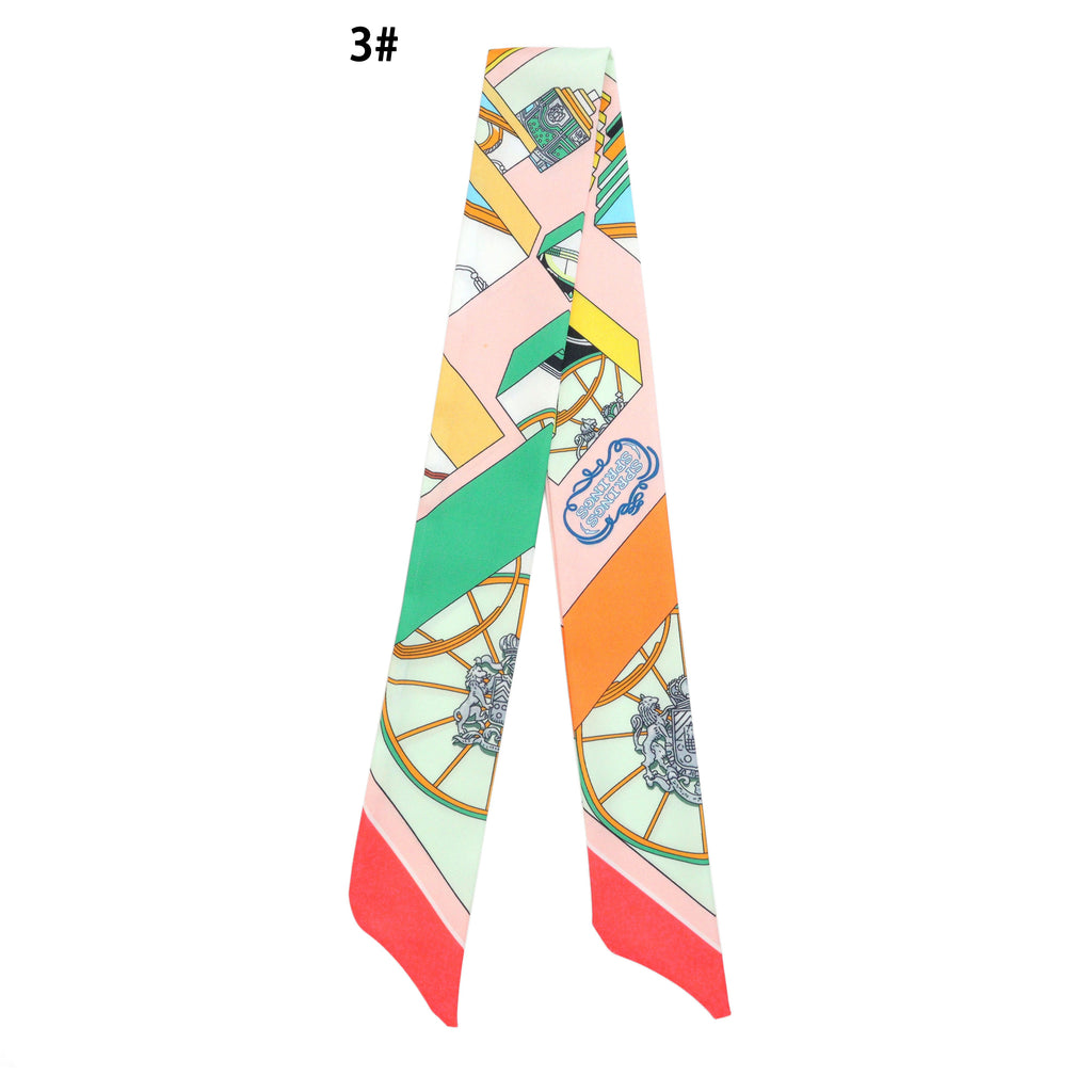 31 Asssorted colors Narrow scarf for scarf necklace making, hair&bag scarves accessories, EF806S