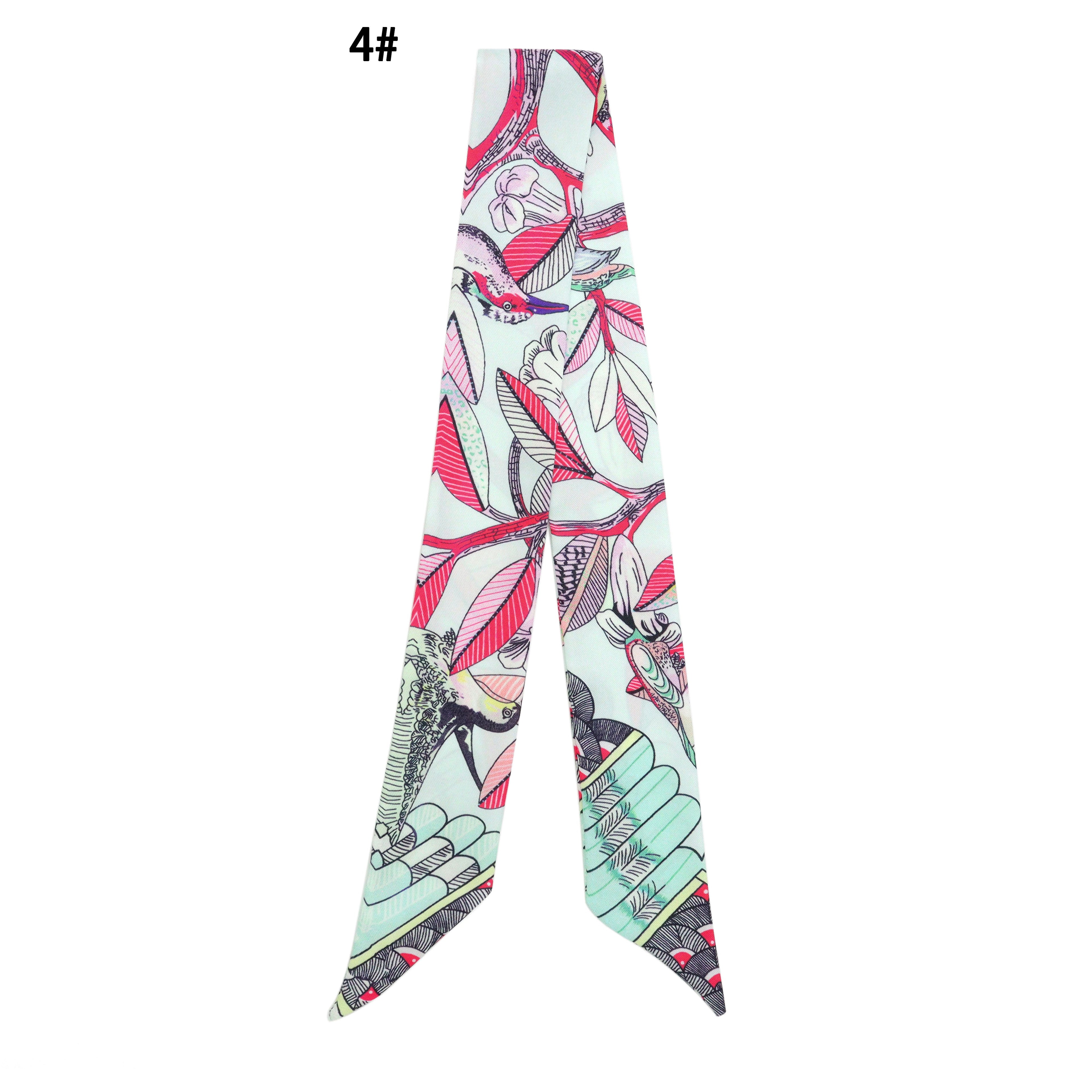 31 Asssorted colors Narrow scarf for scarf necklace making, hair&bag scarves accessories, EF806S