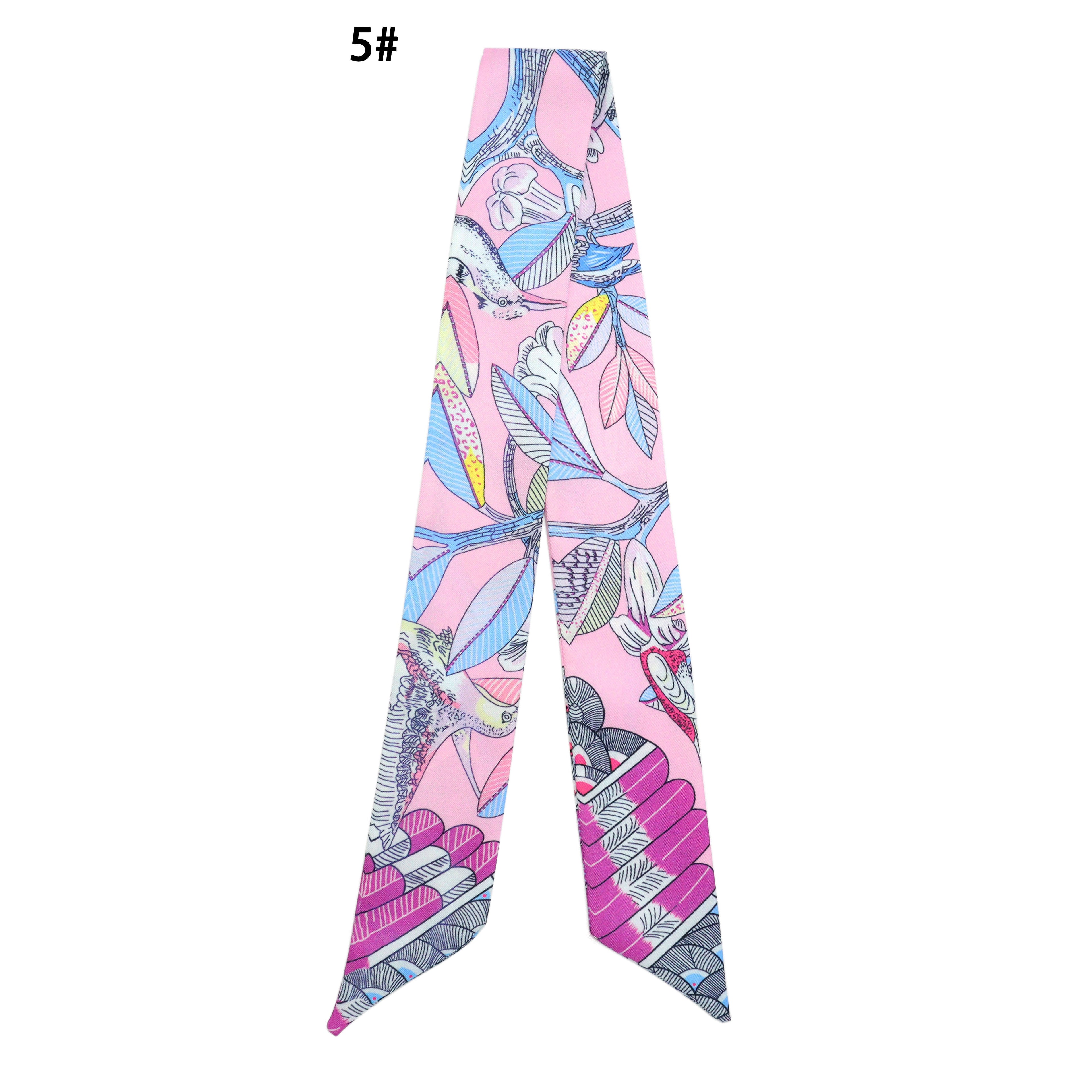 31 Asssorted colors Narrow scarf for scarf necklace making, hair&bag scarves accessories, EF806S