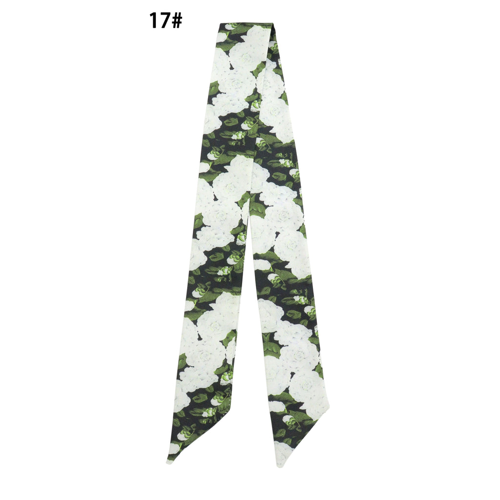 31 Asssorted colors Narrow scarf for scarf necklace making, hair&bag scarves accessories, EF806S