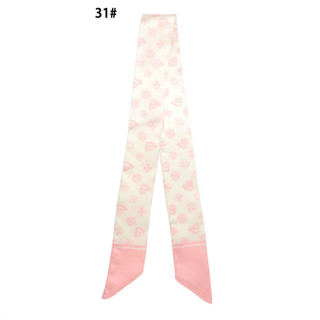 31 Asssorted colors Narrow scarf for scarf necklace making, hair&bag scarves accessories, EF806S