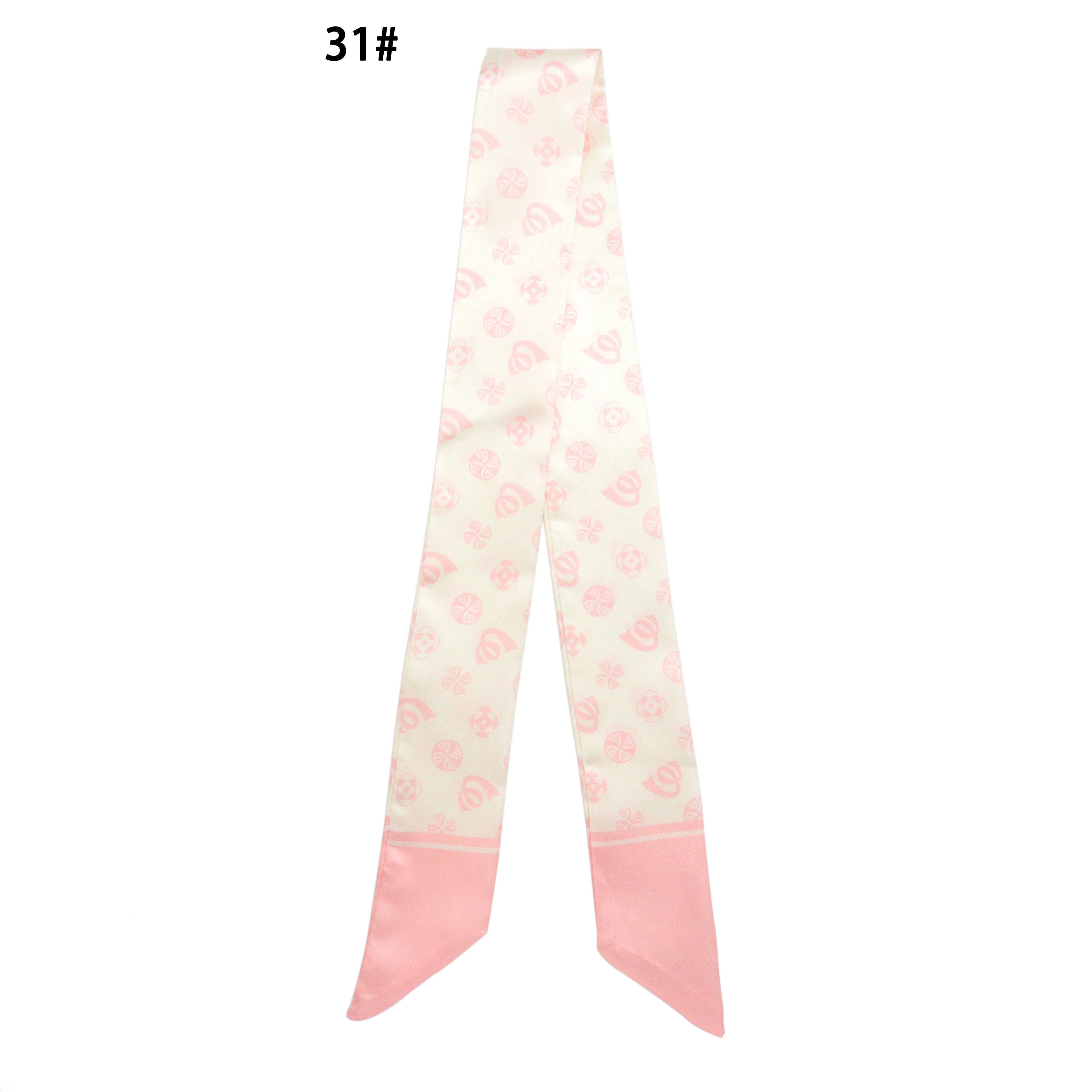 31 Asssorted colors Narrow scarf for scarf necklace making, hair&bag scarves accessories, EF806S