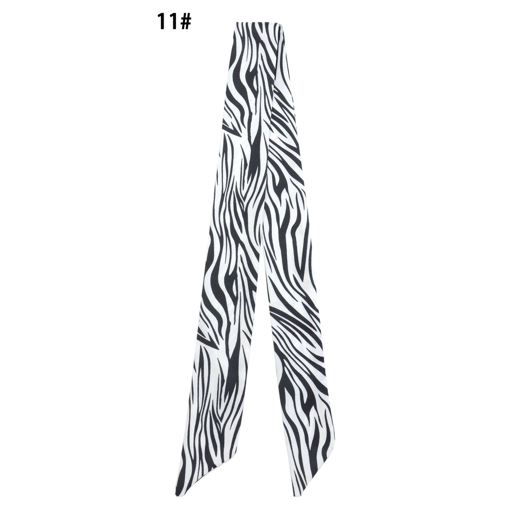 15 Asssorted colors Narrow scarf for scarf necklace making, hair&bag scarves accessories, EF824s