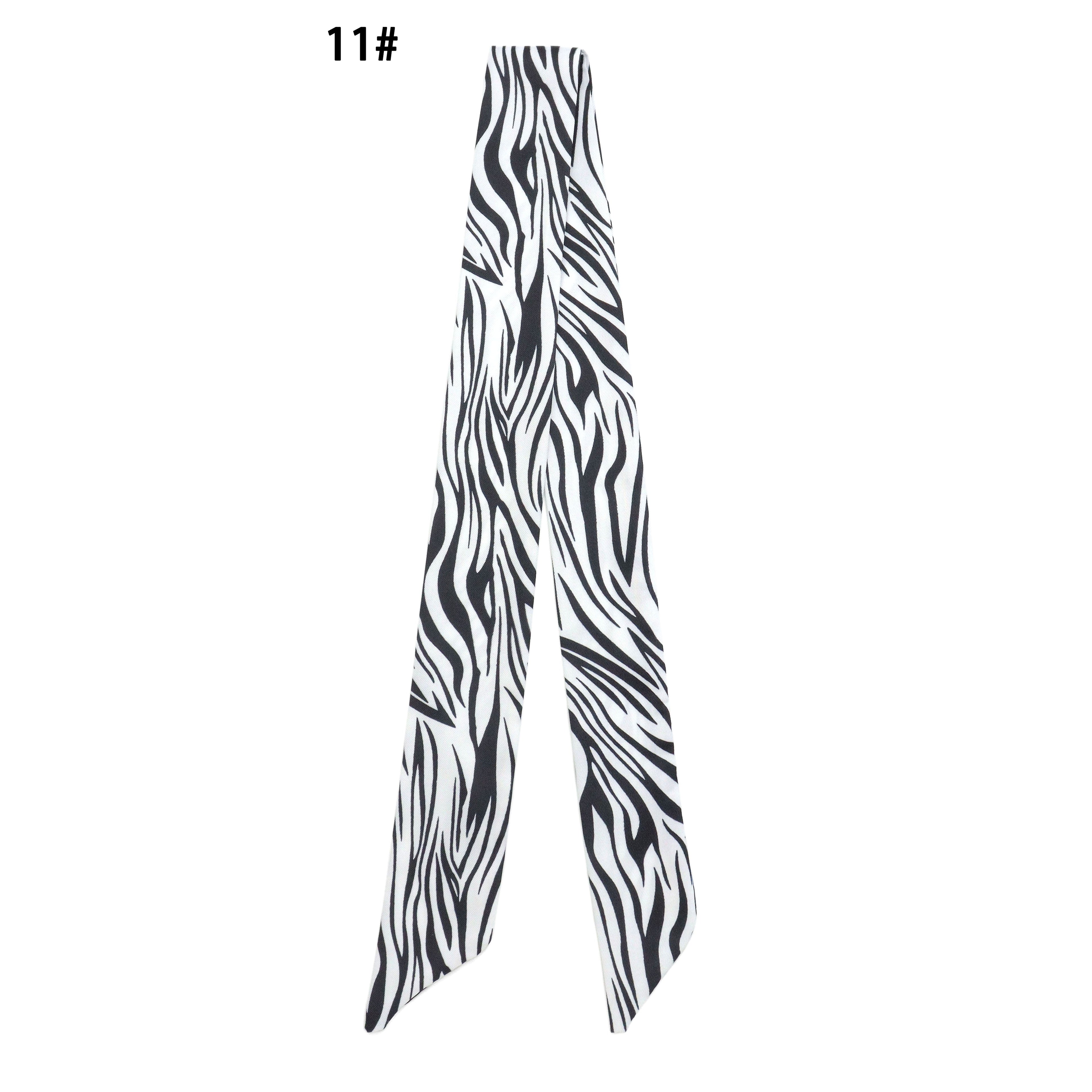 15 Asssorted colors Narrow scarf for scarf necklace making, hair&bag scarves accessories, EF824s