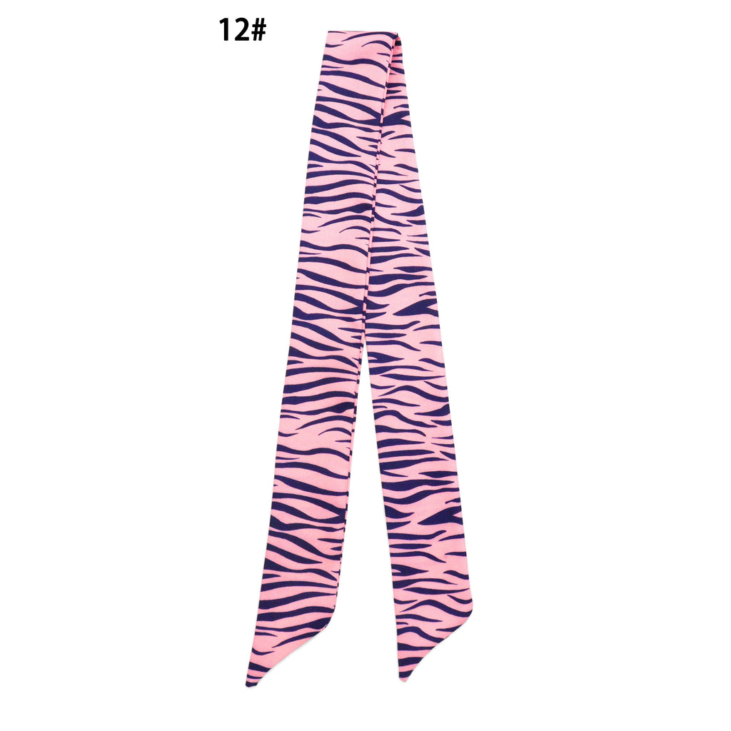 15 Asssorted colors Narrow scarf for scarf necklace making, hair&bag scarves accessories, EF824s