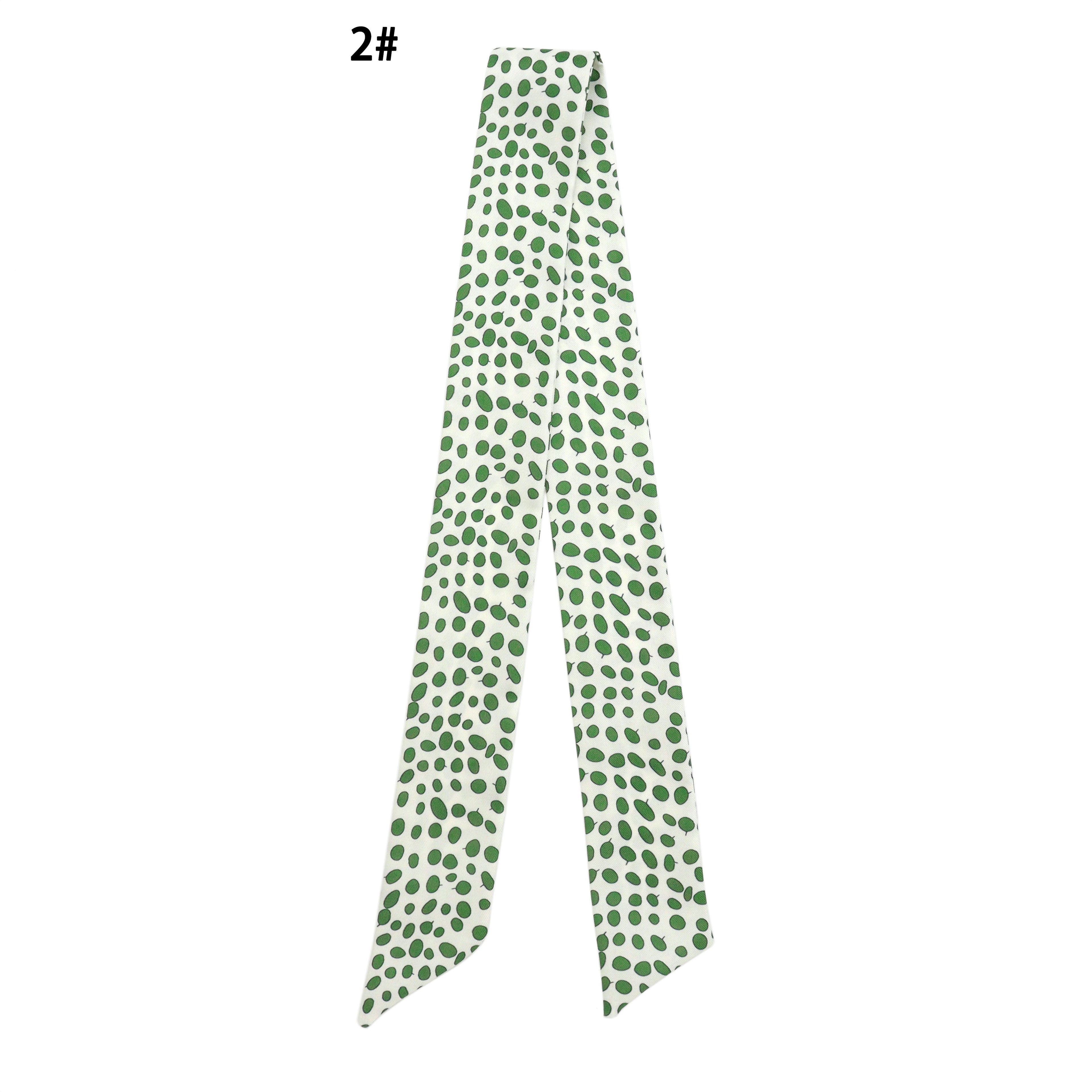 15 Asssorted colors Narrow scarf for scarf necklace making, hair&bag scarves accessories, EF824s