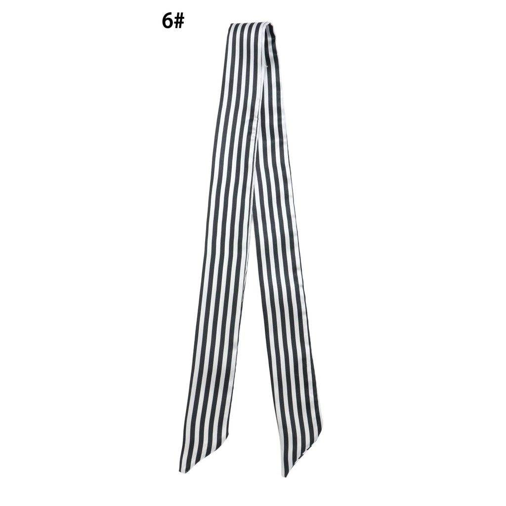 15 Asssorted colors Narrow scarf for scarf necklace making, hair&bag scarves accessories, EF824s