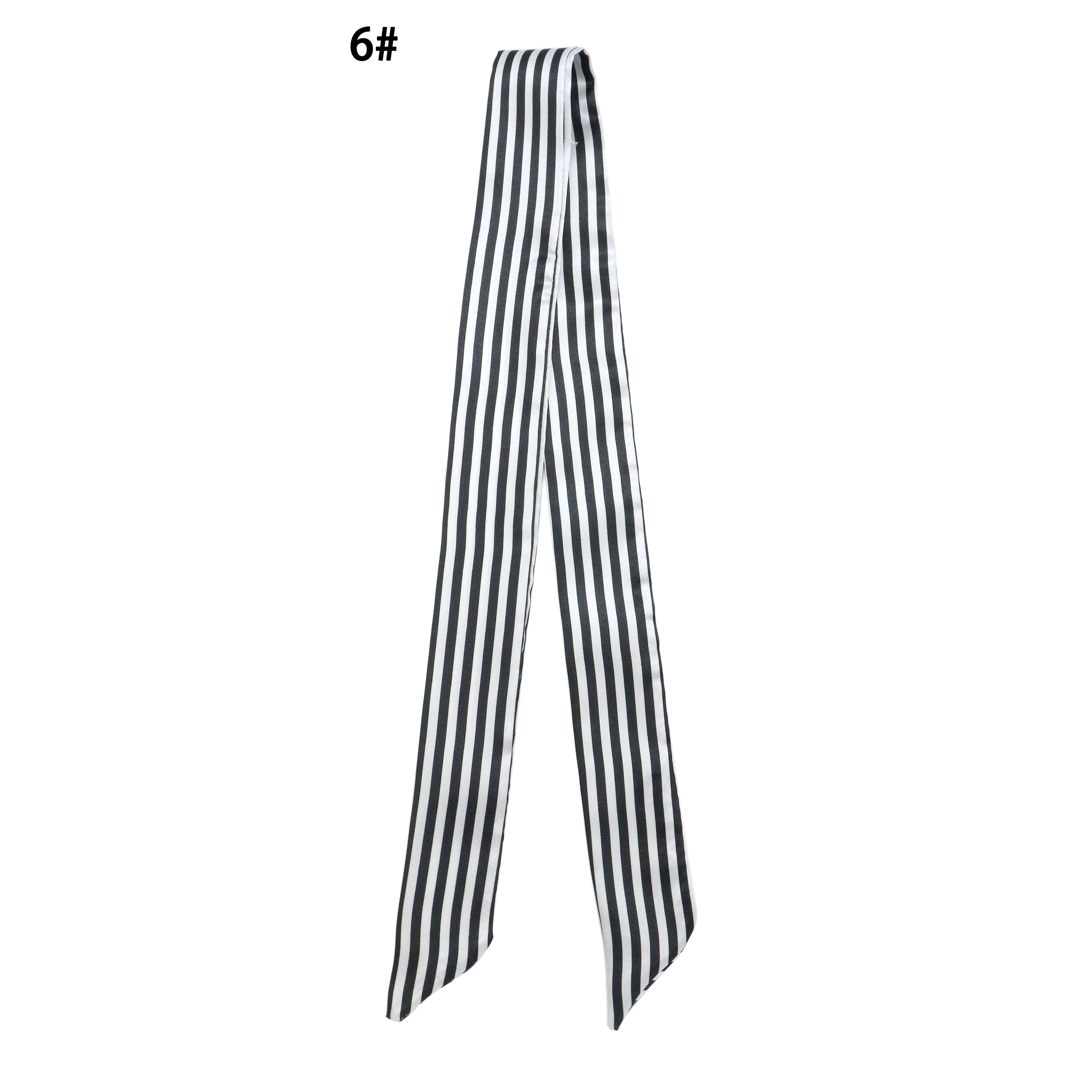15 Asssorted colors Narrow scarf for scarf necklace making, hair&bag scarves accessories, EF824s