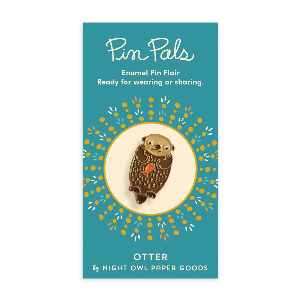 Otter Enamel Pin