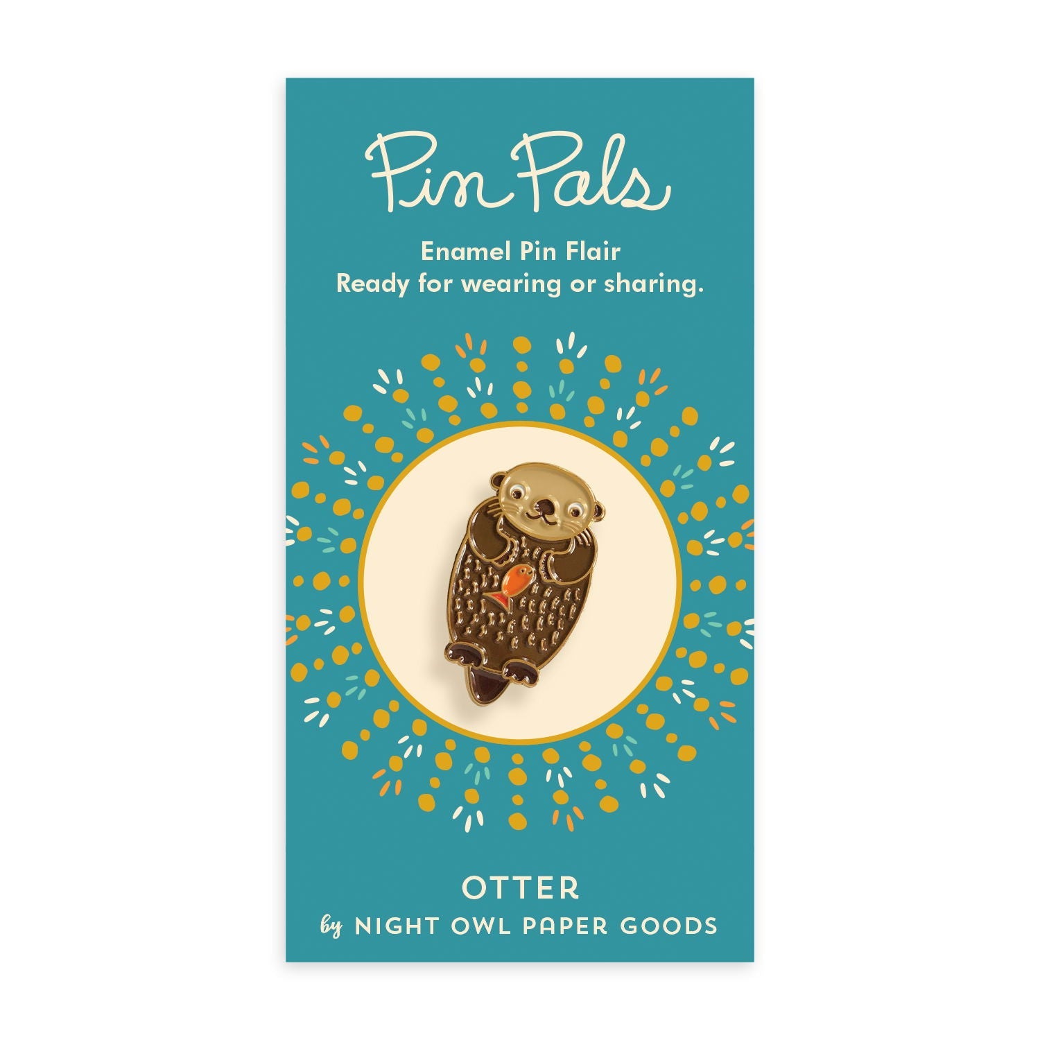 Otter Enamel Pin