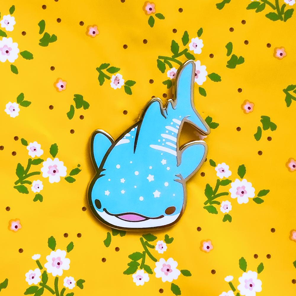 [PREORDER] Starry Whale Shark Enamel Pin
